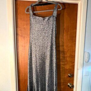 VTG Scott McClintock Millennium 2000 Shimmery Flare-Bottom Formal Dress SZ 12
